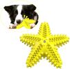 ALL4U Starfish Squeaky Rubber Dog Chew Toy