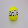 ALL4U Funny Teeth Squeaky Rubber Dog Chew Ball