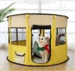 ALL4U Soft Mesh Dog Playpen with Waterproof Base
