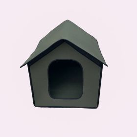 ALL4U Foldable Waterproof EVA Pet House - Semi-Enclosed (size: large)