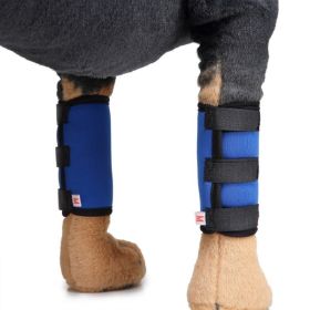 ALL4U Reflective Dog Front Leg Compression Brace (Color: Blue)