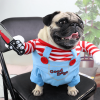 Festive Dog Costume Set - Santa Hat & Pumpkin Cape