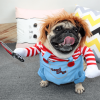 Festive Dog Costume Set - Santa Hat & Pumpkin Cape