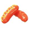 Sausage TPR Dental Chew Toy with Hidden Squeaker