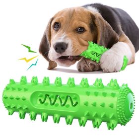 Natural Rubber Molar Chew Toothbrush for Dogs - Medium (Color: Green)