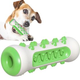 Soft Dog Toothbrush Molar Chew Toy for Dental Care (Color: Upgrade Green)