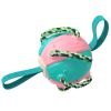 Foldable Dog Soccer Ball - Interactive Molar Chew Toy