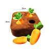 Carrot Farm Snuffle Dog Toy - 12 Plush Hide & Seek Carrots