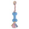 ALL4U Rubber & Cotton Rope Molar Chew Toy for Dogs
