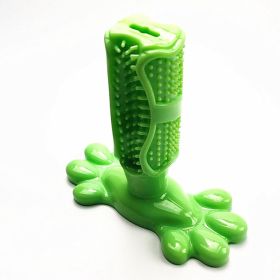 Natural Rubber Dog Toothbrush Chew with Toothpaste Slot (size: large)