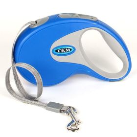 ALL4U Retractable Dog Leash with Bungee Shock Absorber (color/length: blue 3M)