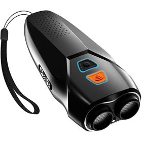 Dual Sensor Ultrasonic Dog Bark Control Device (Color: black)