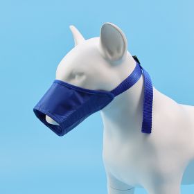 Adjustable Oxford Dog Muzzle 2-Pack - Anti-Bite & Bark (colour: Blue, Specifications: 3 # mouth circumference 16cm)