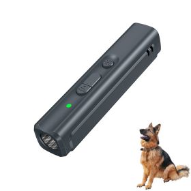 Ultrasonic Handheld Dog Trainer & Deterrent with Lanyard (Type: Style B, Color: black)