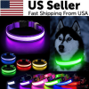 LED Flashing Dog Collar - Waterproof Adjustable Night Glow