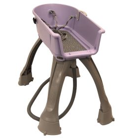 Booster Bath Medium Elevated Dog Bath Tub, Teal (Color: Lilac, size: medium)