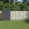 Galvanized Steel Dog House with Run - 84 x 260 Inch
