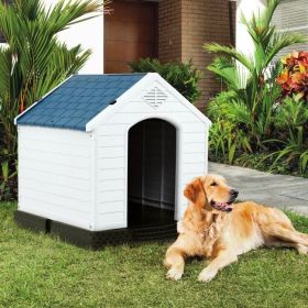 Waterproof Ventilated Plastic Puppy Dog House - S/M (size: S)