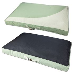 Touchdog Immortal-Trek Waterproof Travel Dog Bed (Color: Green, size: small)