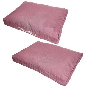 Touchdog Husky Water-Resistant Raised Dog Mat (Color: pink)