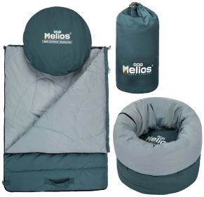 Dog Helios Convertible Travel Mat & Camping Bed (Color: Green)
