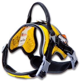 Dog Helios Scorpion Sporty Free-Range Dog Harness (Color: yellow, size: small)