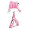 Touchdog Faded-Barker Adjustable Harness & Leash