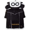 Touchdog Tuskegee Suede Dog Coat - Black, Medium