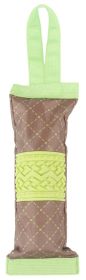 Pet Life Quash Water Bottle Crackle Dog Toy (Color: Green)