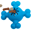 Pet Life Quadra-Bone TPR Treat Dispensing Chew Toy