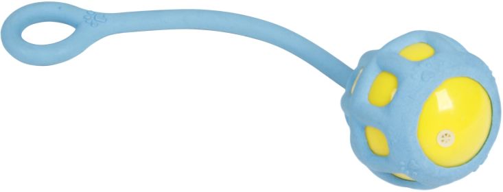 Pet Life Tug-O-Warp TPR Fetch & Tug Squeaker Toy (Color: Blue)