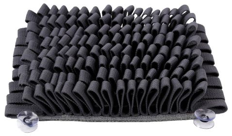 Pet Life Sniffer Grip Snuffle Mat with Suction Cups (Color: grey)