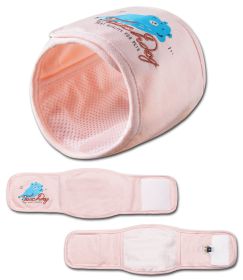 Touchdog Gauze-Aid Protective Bandage Sleeve (Color: pink, size: medium)