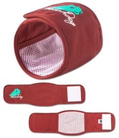 Touchdog Gauze-Aid Protective Bandage Sleeve (Color: Red, size: small)