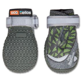Dog Helios Surface Grip Performance Dog Shoes (Color: Green, size: large)