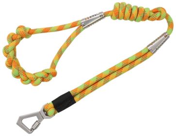 Pet Life Neo-Craft Knotted Handle Training Dog Leash (Color: yellow)