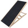 Foldable Wooden Pet Ramp with Non-Slip Felt - 4 Heights