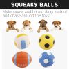 Natural Latex Squeaky Dog Balls for Small Puppies