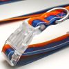 Waterproof TPU Dog Collar & Leash Set - Blue-Orange Fade