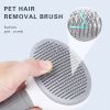Self-Cleaning Stainless Steel Pet Hair Remover Comb