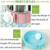 Removable Stainless Steel Hanging Crate Bowl Set - 32 oz
