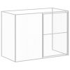 Galvanized Steel Dog House with Run - 84 x 260 Inch