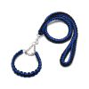 8-Strand Braided Nylon Dog Collar & Leash Combo