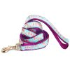 Touchdog Avery Embroidered Dog Collar & Leash Set