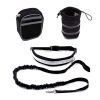 Hands-Free Reflective Dog Running Leash Set with Waist Belt
