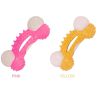 ALL4U Bristled Dog Toothbrush Chew Toy with Squeaker