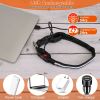 LED Light-Up Dog Collar - 9 Colors, IPX7 Waterproof