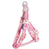 Touchdog Faded-Barker Adjustable Harness & Leash