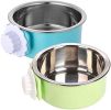 Removable Stainless Steel Hanging Crate Bowl Set - 32 oz