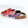 Genuine Leather Padded Wide Dog Collar - Waterproof